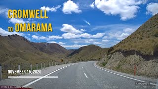 Driving New Zealand: Southern Lakes trip. Part 7: Cromwell to Omarama