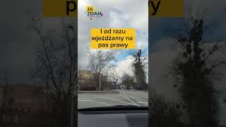 Skręt w lewo na rondzie Wielkopolskim | Bydgoszcz EGZAMIN NA PRAWO JAZDY