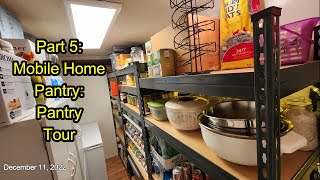 Part 5: How to Make a Pantry in a Mobile Home: Pantry Tour