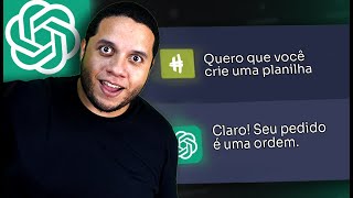 Aprenda a Criar planilhas Excel DENTRO do ChatGPT