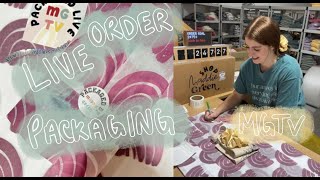 2/24 LAUNCH NEW AUSTIN TEXAS WAREHOUSE! MGTV live from tiktok order packaging for my small business