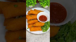 Day-17 Bread spring roll #shorts #youtubeshorts #shortvideo #ilovedesichinese #chingssecret