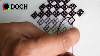 How to make Balochi Tanka | Balochi Embroidery| Jawak Work | DOCH | Video 3