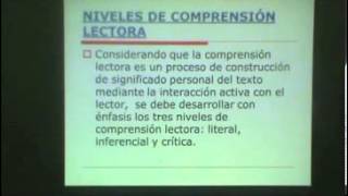 Comunicacion - Comprension Lectora