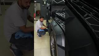 Mahindra THAAR GETTING READY FOR CERAMIC COATING #detailingstudio #ppf #ytshorts