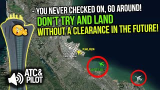 Who is guilty? | CONTROLLER SCOLDS the PILOT for attempting to land WITHOUT LANDING CLEARANCE!