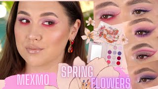 TEST || MEXMO 🌸 SPRING FLOWERS 🌸 || 5 MAKIJAŻY | TEST WSZYSTKICH CIENI ✨