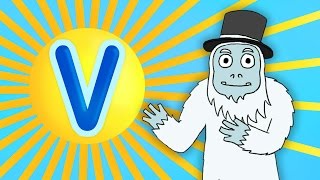 The Letter V Song | The Alphabetti Yeti | Learn Your ABC's