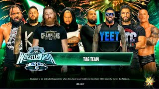 Team Sami Zayn Vs Team Jey USO - Tag Team Elimination Match | WWE 2k24