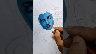 Mahade🧿-#shorts #mahadev #youtubeshorts #shortvideo ##painting #art