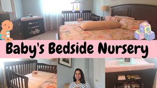 BEDSIDE NURSERY ORGANIZATION + TOUR || INDIAN MOM IN CANADA