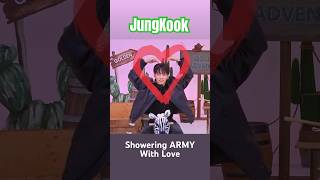 Jungkook Showering ARMY With Love ❤️ #jungkook #shorts