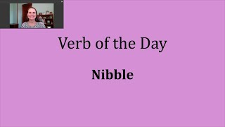 Verb of the Day - Nibble