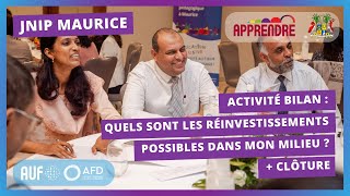 JNIP Maurice : Activité bilan et clôture de l'évènement