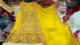 Fancy Partywear Dress 👗  Gown Lahanga सस्ते में मिलेंगे यहाँ 70% off Anmol Textile Ludhiana|