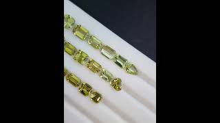 Diverse Greenish Yellow & Yellowish Green Natural Tourmaline Lot | 8.86 ct, 17 Stones