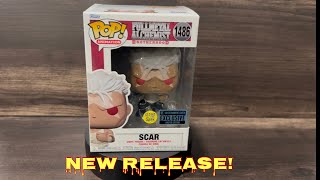 Funko Pop! Fullmetal Alchemist Scar #1486 - Glows in the Dark Exclusive | New Release!