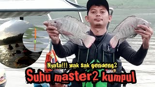 Mancing ikan nila babon di waduk logung