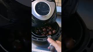 Air fryer roasted chestnuts.