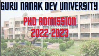 PhD Admission 2022-23|Latest Ph.D Notification 2022.Ph.D Admission in State University