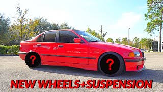 My BMW E36 gets proper wheels and fitment