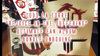 Todd La Torre "REJOICE IN THE SUFFERING" Ultimate Fan Album Bundle Unboxing