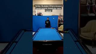 Bilardo'nun insan sağlığına zararlı olduğunu düşünüyorum 😂