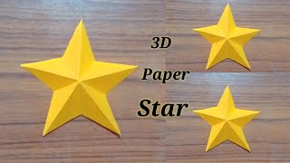 How to make a 3d paper star | paper star