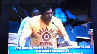 Miami Firefighter vs City of Miami Commission