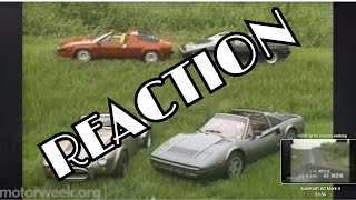 1986 Exotic Cars (Reaction) Motor Week Retro