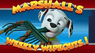 Marshall's Weekly Wipeouts! (Season 5 - Pups Save a Pluck-O-Matic)