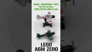 LEGO | Mitsubishi A6M Zero - WW2 - 1/35 Scale#lego #moc #afol #fyp #fypシ #shorts #short #zerosen