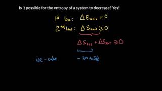 Week 11 - 6. How can a system’s entropy decrease?