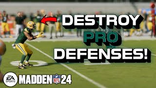 DESTROY DEFENSES USING THIS ROUTE CONCEPT(WIDE OPEN ROUTES!) - Madden 24 Tips!