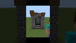 New Simple Nether Portal Minecraft build #shorts