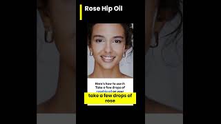 Face wrinkle removal with  rose hip oil