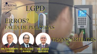 ERROS? FALTA DE POLÍTICAS TRANSPARTENTES