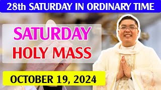 ✅SATURDAY FILIPINO LIVE MASS TODAY II OCTOBER 19, 2024 II FR. JOWEL JOMARSUS GATUS 2