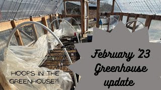 Greenhouse UPDATE! How we are keeping our plants warm!