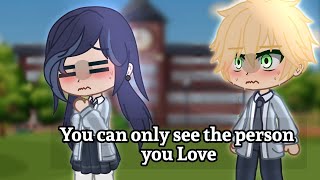 You can only see the person you love ❤️✨ (MLB) || AU ||