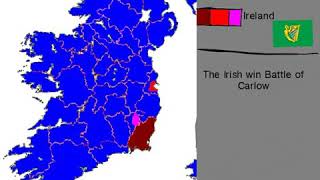 The 1798 Irish Revolution: Map Animation