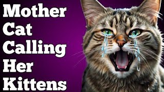 CAT MEOWING SOUND || CAT CALLING SOUND || MOTHER CAT CALLING HER KITTENS