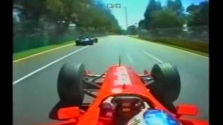 Rubens Barrichello (Ferrari) Grand Prix of Australia 2001 FP2 onboard