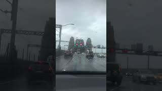 A gloomy day on the Sydney Harbour Bridge #sydney #fyp