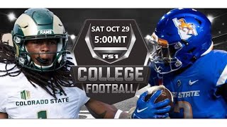 BOISE STATE VS COLORADO STATE PREVIEW AND PREDICTIONS/KEYS TO GAME! Time for some #RamsTears