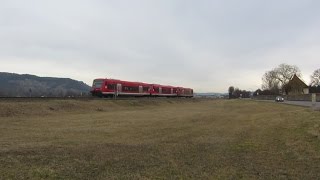 Drei Regioshuttles bei Kilchberg (26.02.2017)