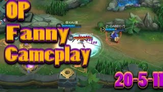 MOBILE LEGENDS CLEAN FANNY GAMEPLAY 20-5-11 MUSSTT WATCH!!!!!