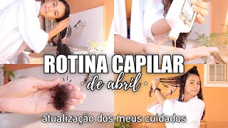 ROTINA CAPILAR DE ABRIL | Pré-poo, inversão capilar e tá precisando de um corte! | Ludmila Reis