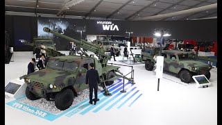 Hyundai WIA Unveils Revolutionary 105mm SPG: Mobility and Firepower at KADEX 2024