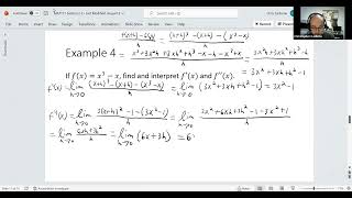 The Derivative as a Function Part 3